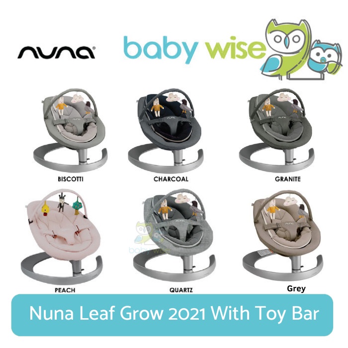 Jual Nuna Leaf Grow Bouncer with Matching Toy Bar Shopee Indonesia