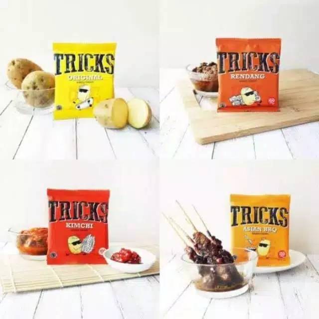 Jual Tricks Snack Kentang 1box Isi 10 Sacht 1 Sacht Isi 5 Kripik