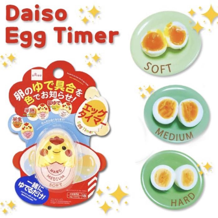 Jual Timer Daiso Egg Timer (Alat Ukur Kematengan Telur) Shopee Indonesia