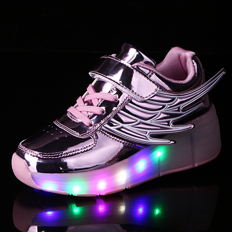 Jual Roller Skate Shoes for Kids Boys Girls LED Wheel Sneakers