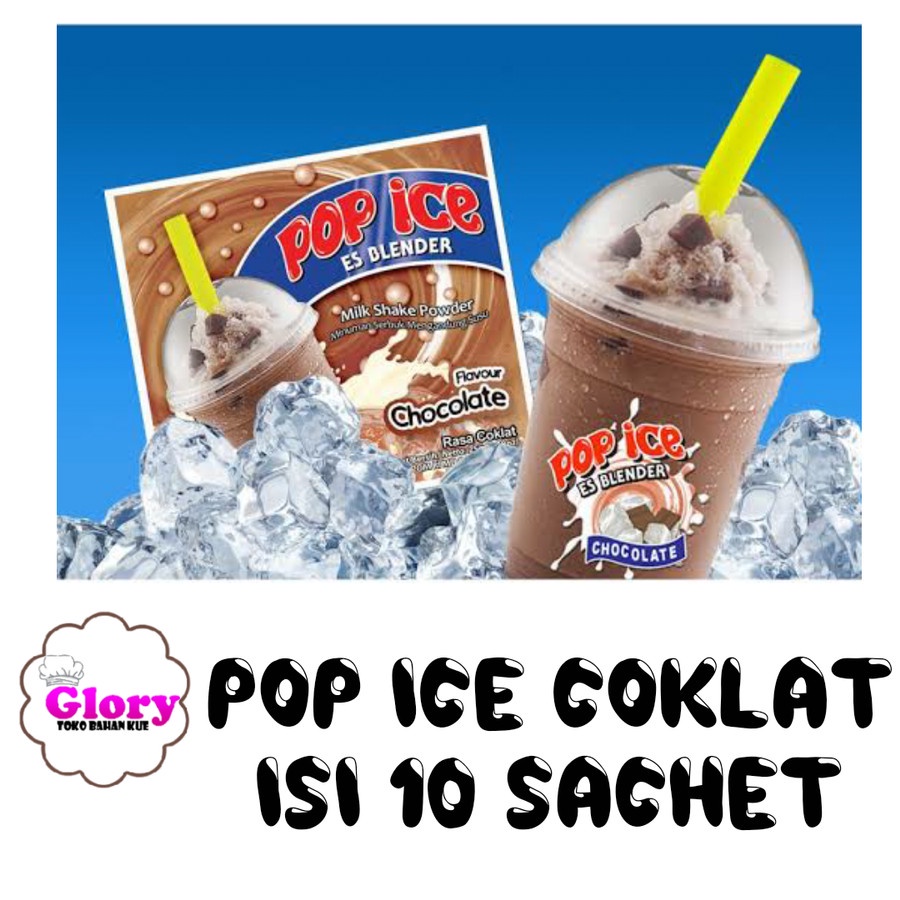 Jual pop ice coklat isi 10 sachet | Shopee Indonesia