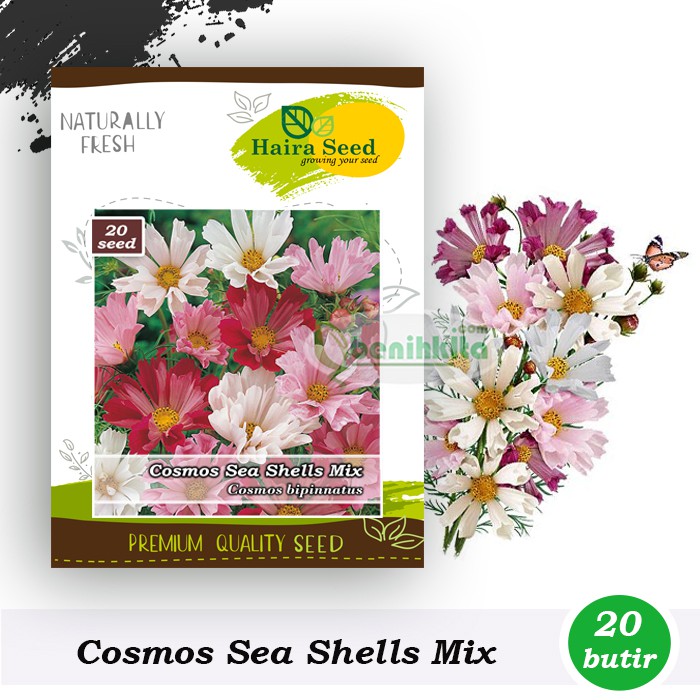 Jual Benih-Bibit Bunga Cosmos Sea Shells Mix (Haira Seed) | Shopee ...