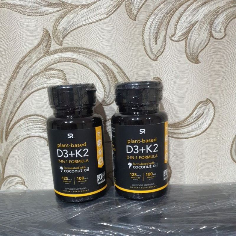 Jual SR Vitamin D3 K2 5000 IU 100 mcg ORIGINAL Shopee Indonesia