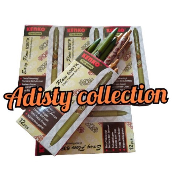 Jual Pulpen Batik Kenko easy flow /pack | Shopee Indonesia