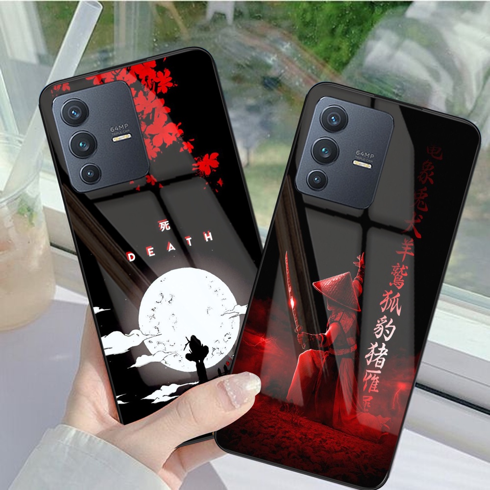 Jual Softcase Glass Kaca NINJA [SF98] VIVO V23 5G Terbaru Casing ...