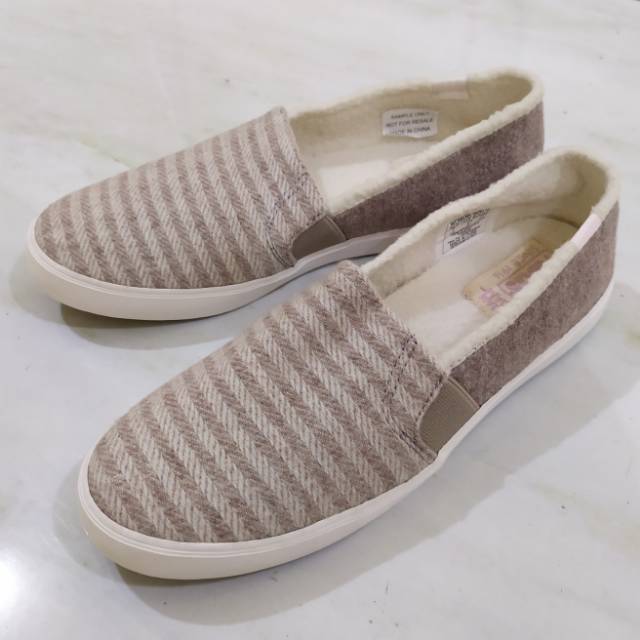 Jual Sepatu Keds Clipper Wool Stripe size 37.5 Shopee Indonesia