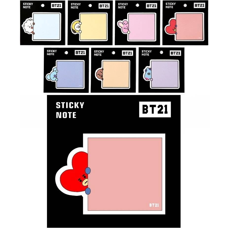 Jual Kpop Bts Bt Cute Catatan Tempel Karakter Memo Pads Sticky Notes