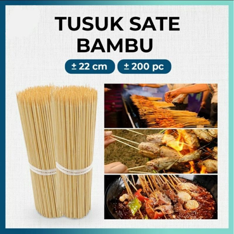 Jual Tusuk Sate Bambu 200 Gram 200gram Shopee Indonesia