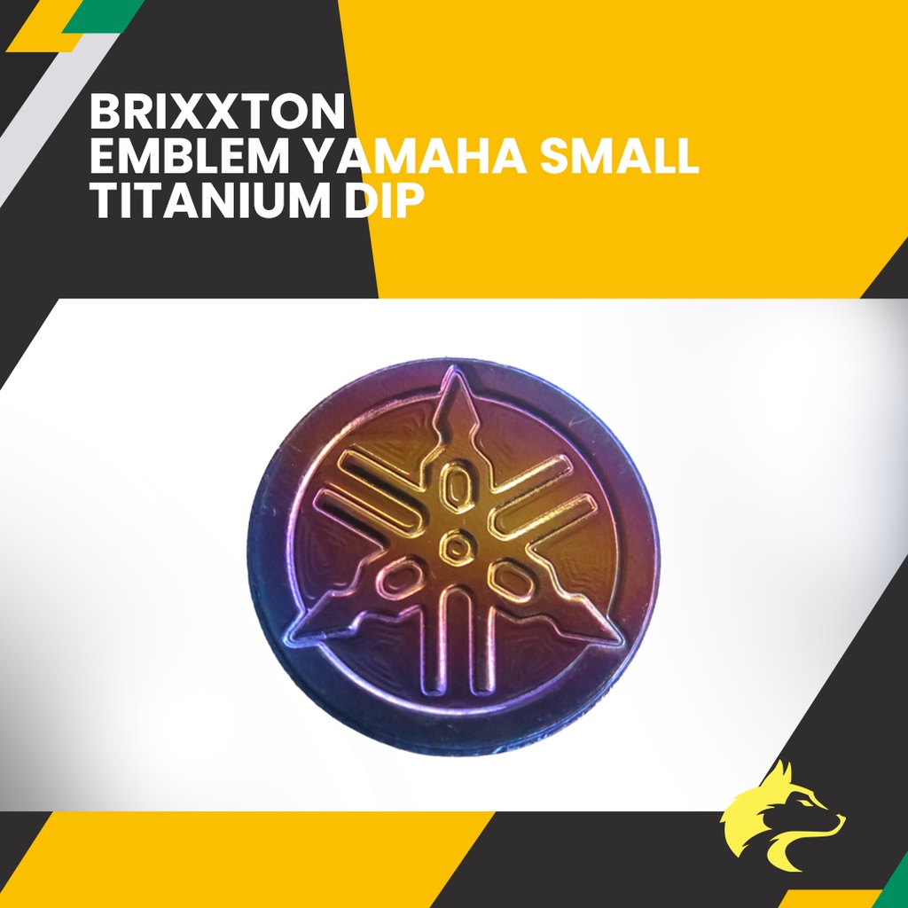 Jual LOGO YAMAHA KECIL TITANIUM EMBLEM YAMAHA SMALL TITANIUM | Shopee ...