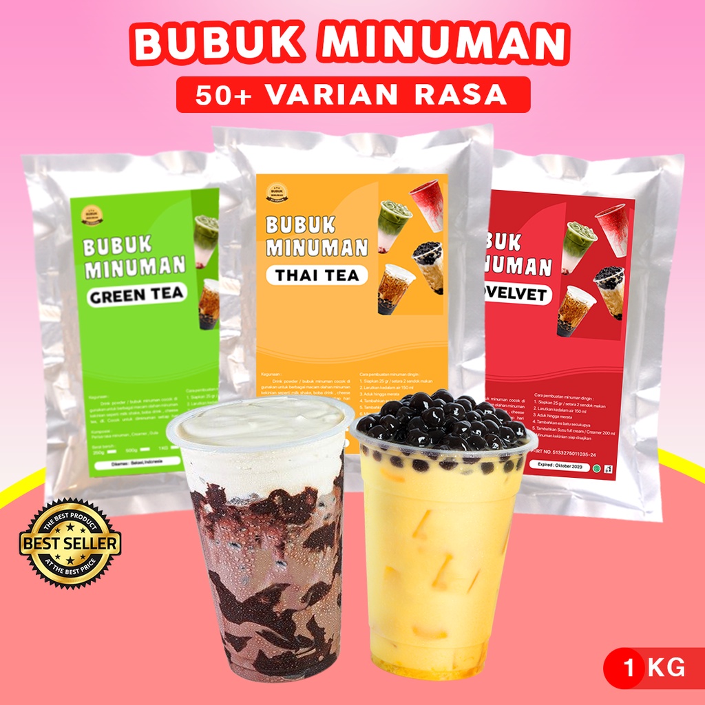 Jual BUBUK MINUMAN RASA 1KG / SERBUK MINUMAN RASA / BUBUK MINUMAN ANEKA ...