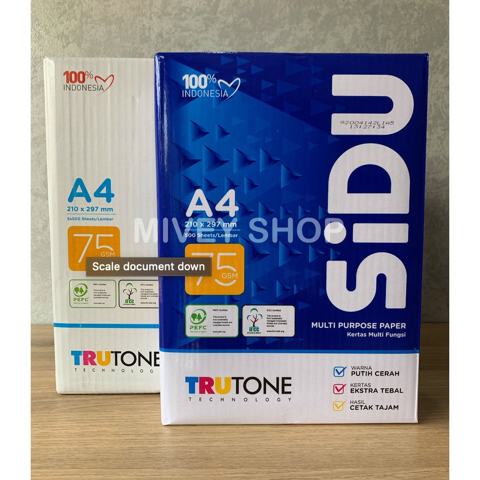 Jual Kertas A4 Sidu 75gr | Shopee Indonesia