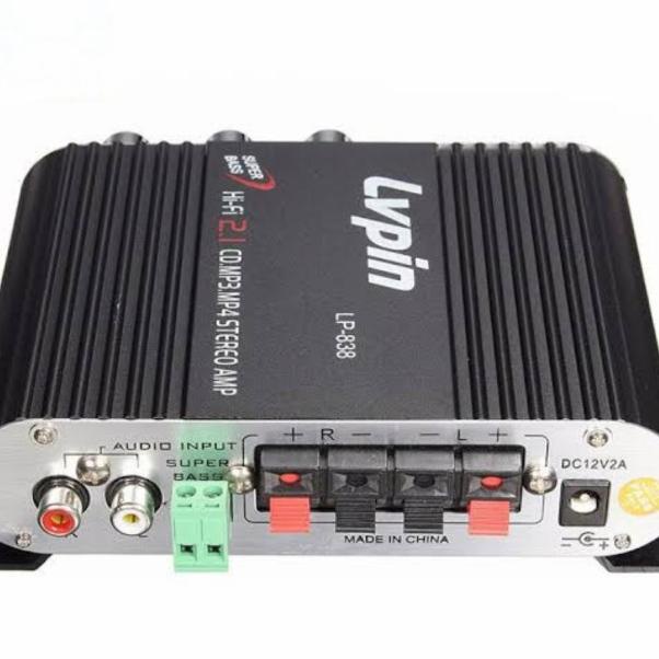 C-FUNN Lvpin Lp-838 200W 12V Super Bass Mini Hi-Fi Stereo Amplificatore Booster Radio Mp3