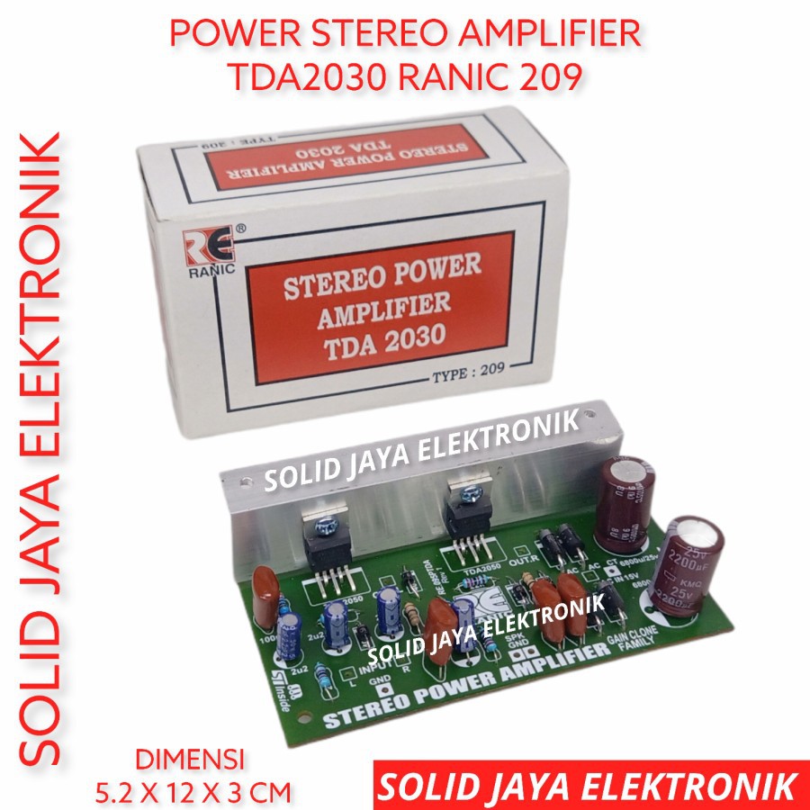 Jual KIT POWER AMPLIFIER STEREO TDA2030 TDA 2030 PLUS PSU ELCO DIODA ...