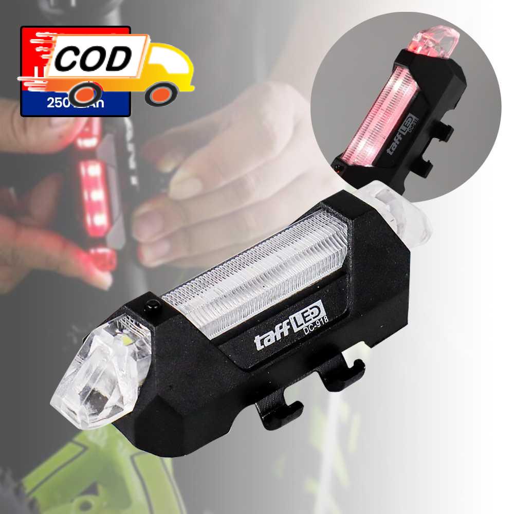 Jual Lampu Rambu Depan Belakang Sepeda LED Super Terang USB Bisa Dicas ...