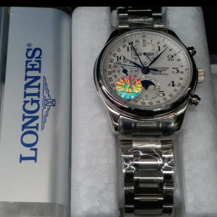 Jual Mega Sale Longgiines Master Moonphase Chronograph JF 1 1