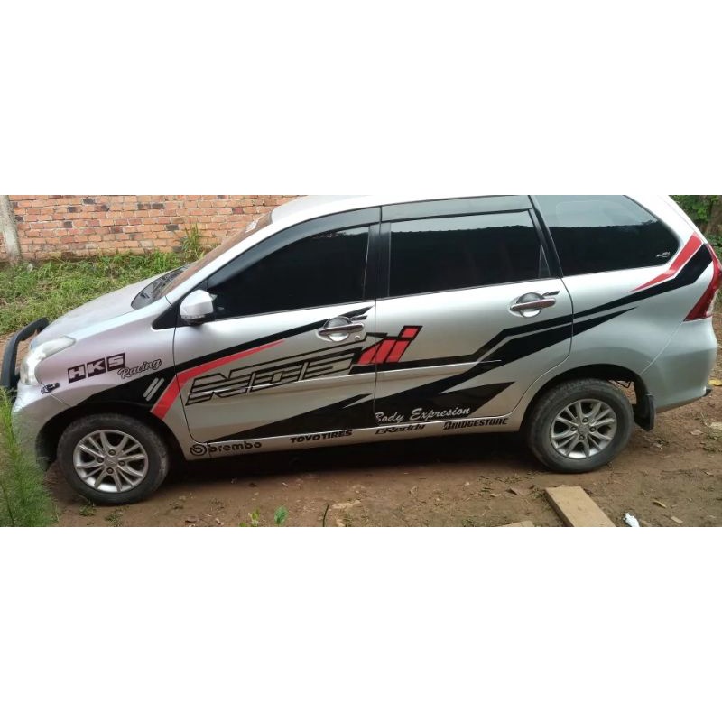 Jual Sticker Cutting Mobil Agya Ayla Avanza Xenia Body Samping Terbaru