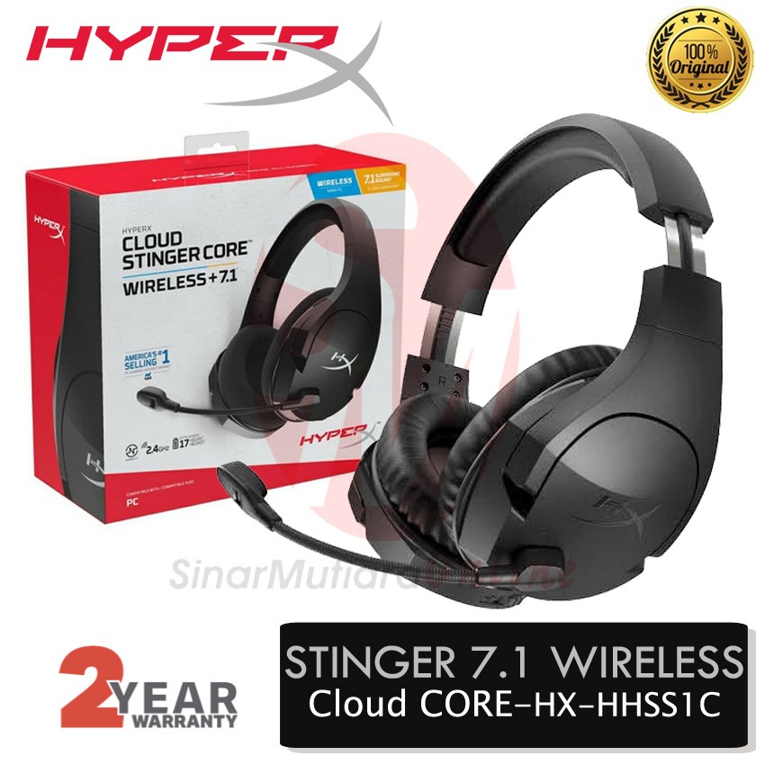 Jual Console Headset HyperX Cloud Stinger Core 7.1 Wireless HHSS1C-BA ...