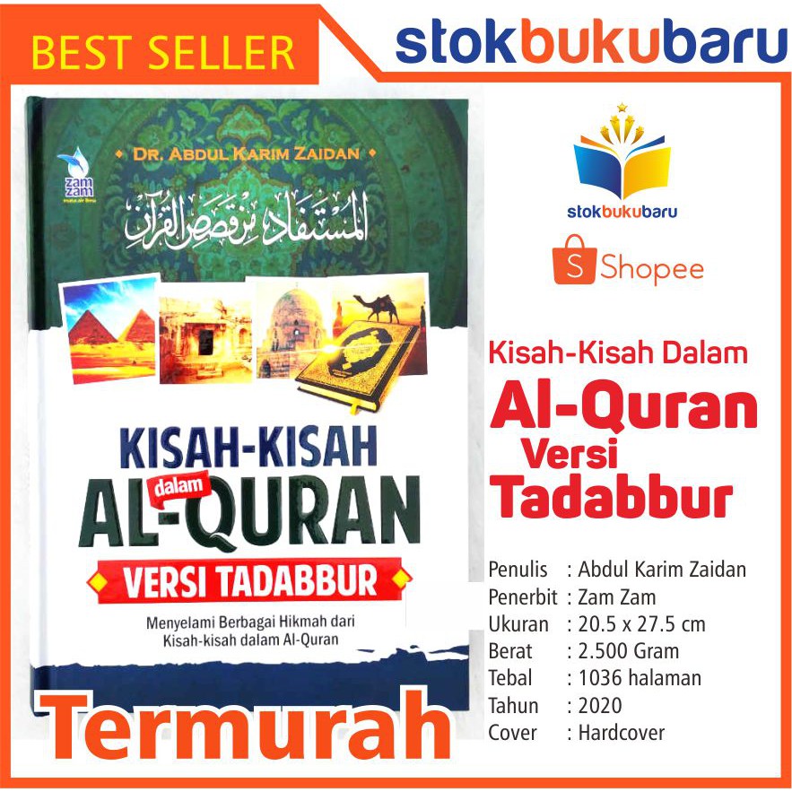 Jual Buku Kisah-Kisah Dalam Al-Quran Versi Tadabbur | Shopee Indonesia