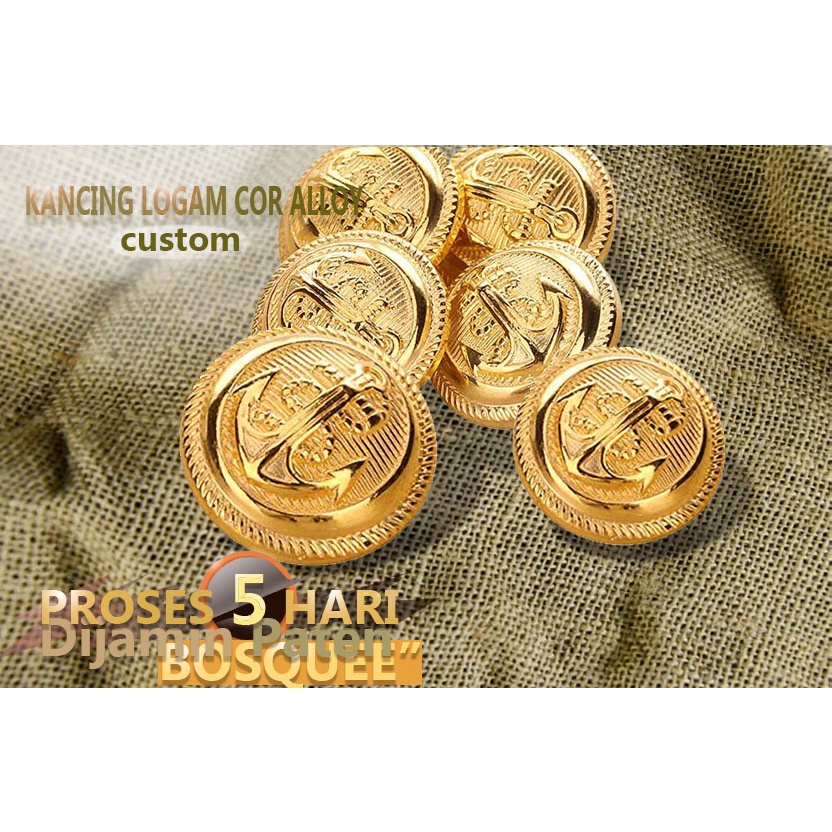 Jual Produsen kancing bahan logam alloy dan besi cor anhas desain ...