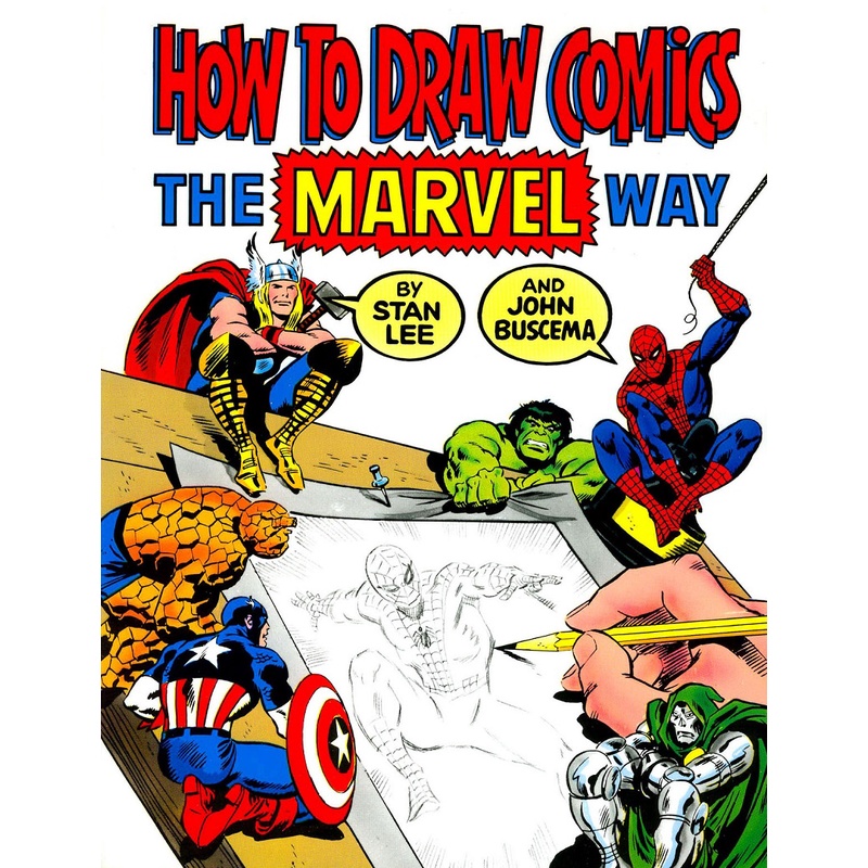 jual-how-to-draw-comics-the-marvel-way-menggambar-komik-marvel-disc