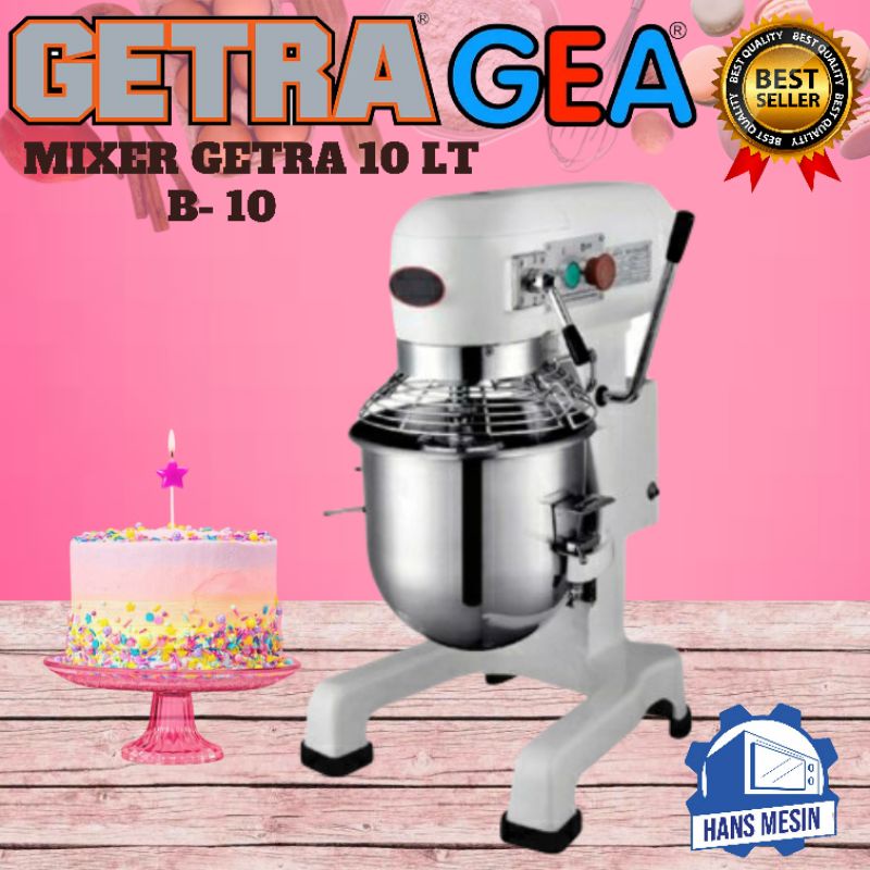 Jual Planetary mixer roti 10 liter / 3 kg GETRA B10HJ | Shopee Indonesia