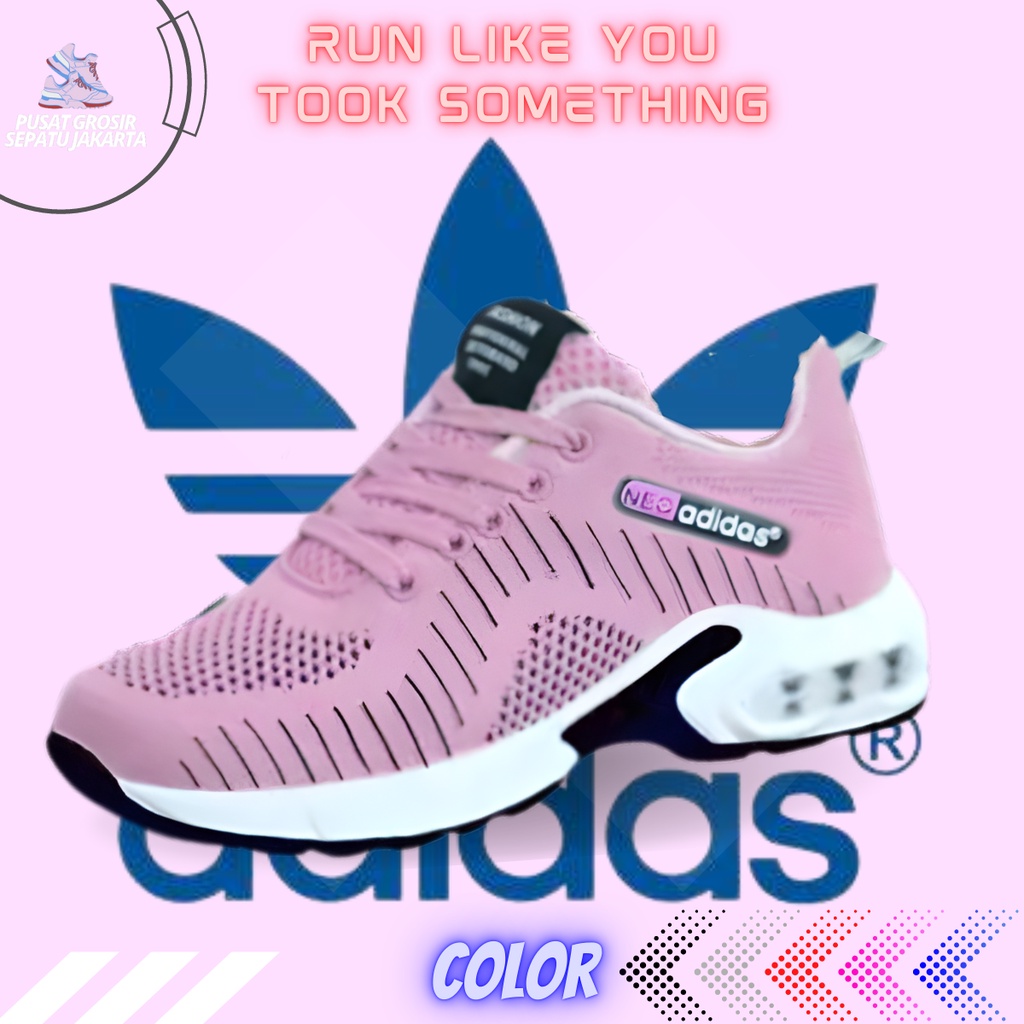 Nike Adidas Neo Pink [NEW] Sepatu Sneakers Neo Adidas Olahraga