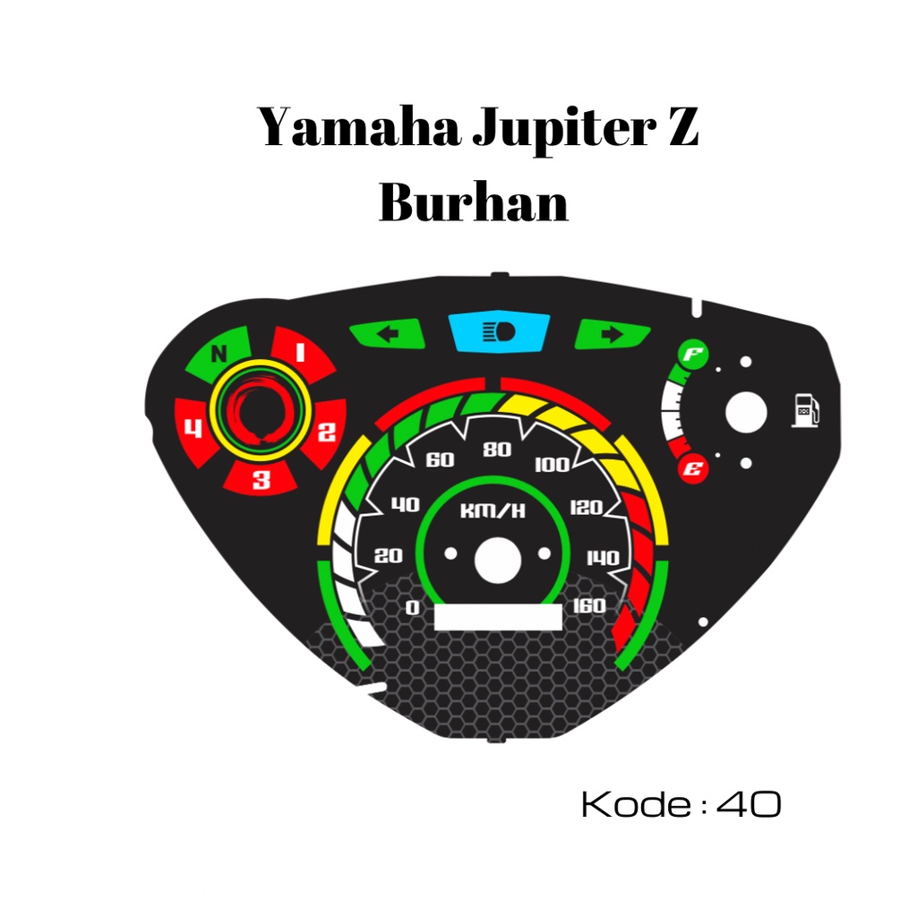 Jual Papan panel Custome Speedometer Yamaha Jupiter Z burhan | Shopee ...