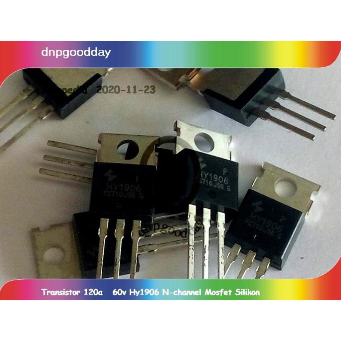 Jual Transistor 120A 60V Hy1906 N-Channel Mosfet Silikon Dnpgood11 ...
