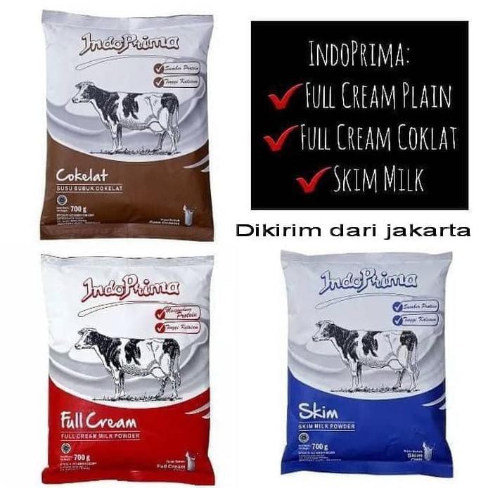 Jual SUSU BUBUK SKIM INDOPRIMA 700GR | Shopee Indonesia