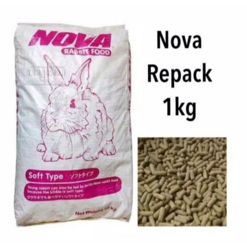 Jual Makanan Kelinci Nova Alfafa Rabbit Food Repack 1 Kg Shopee Indonesia