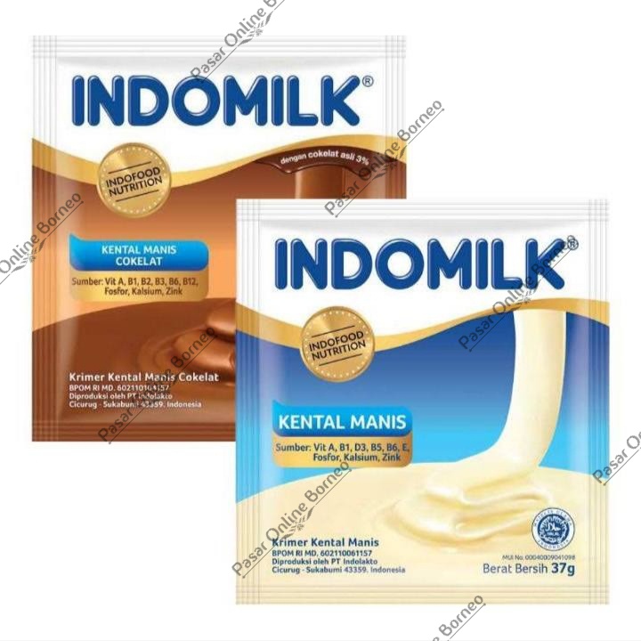 Jual Indomilk Susu Kental Manis Sachet 1 Renceng Coklat Vanila Shopee
