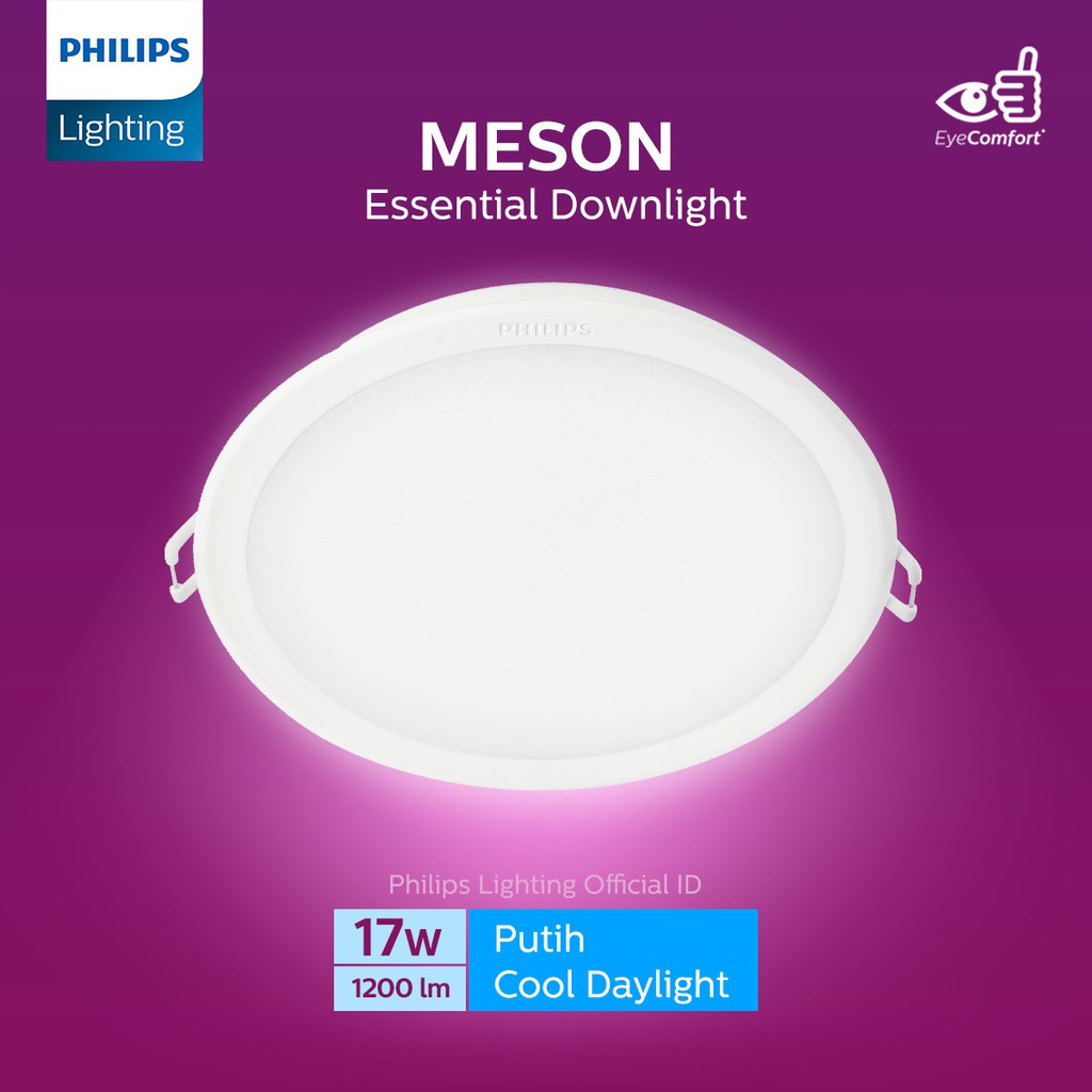 Jual Philips Downlight - 59466 MESON 150 17W 65K WH Recessed LED Putih ...