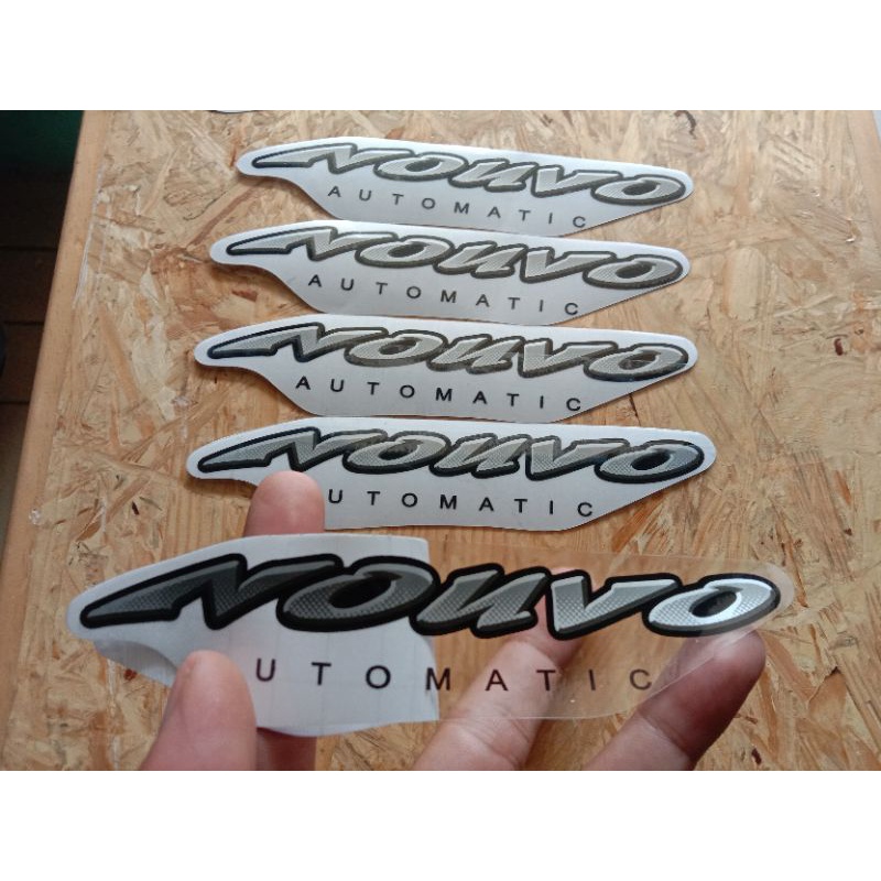 Jual Sticker Tameng Nouvo Lele Transparan Model Original Indonesia Shopee Indonesia