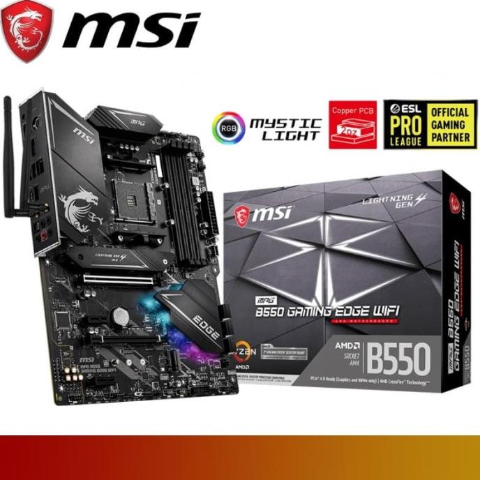 Jual MSI - MPG B550 GAMING EDGE WIFI | Motherboard AMD Ryzen AM4 ATX ...