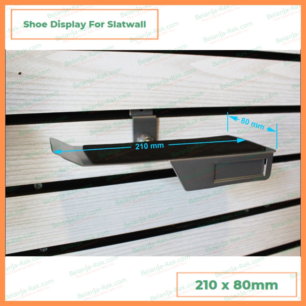 Jual Shoe Display For Slatwall Untuk Display Sepatu di Toko | Shopee ...