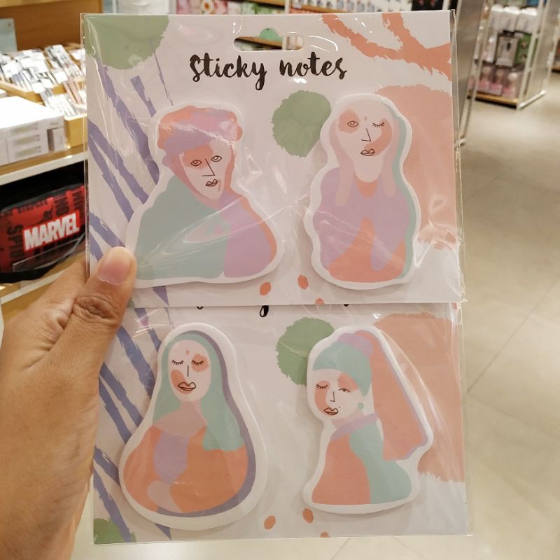 Jual MINISO Glacier series - human sticky notes / sticky note miniso ...