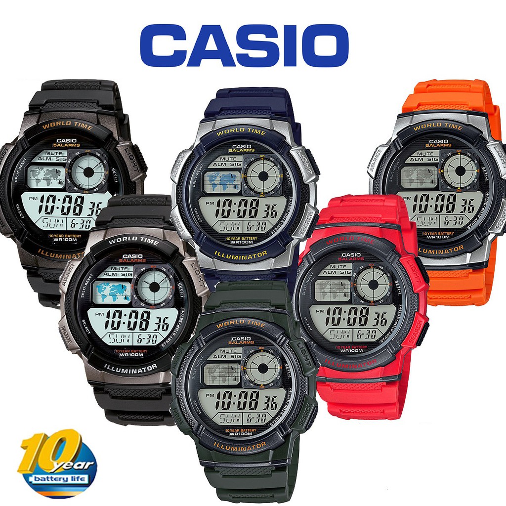 Jam casio illuminator clearance original