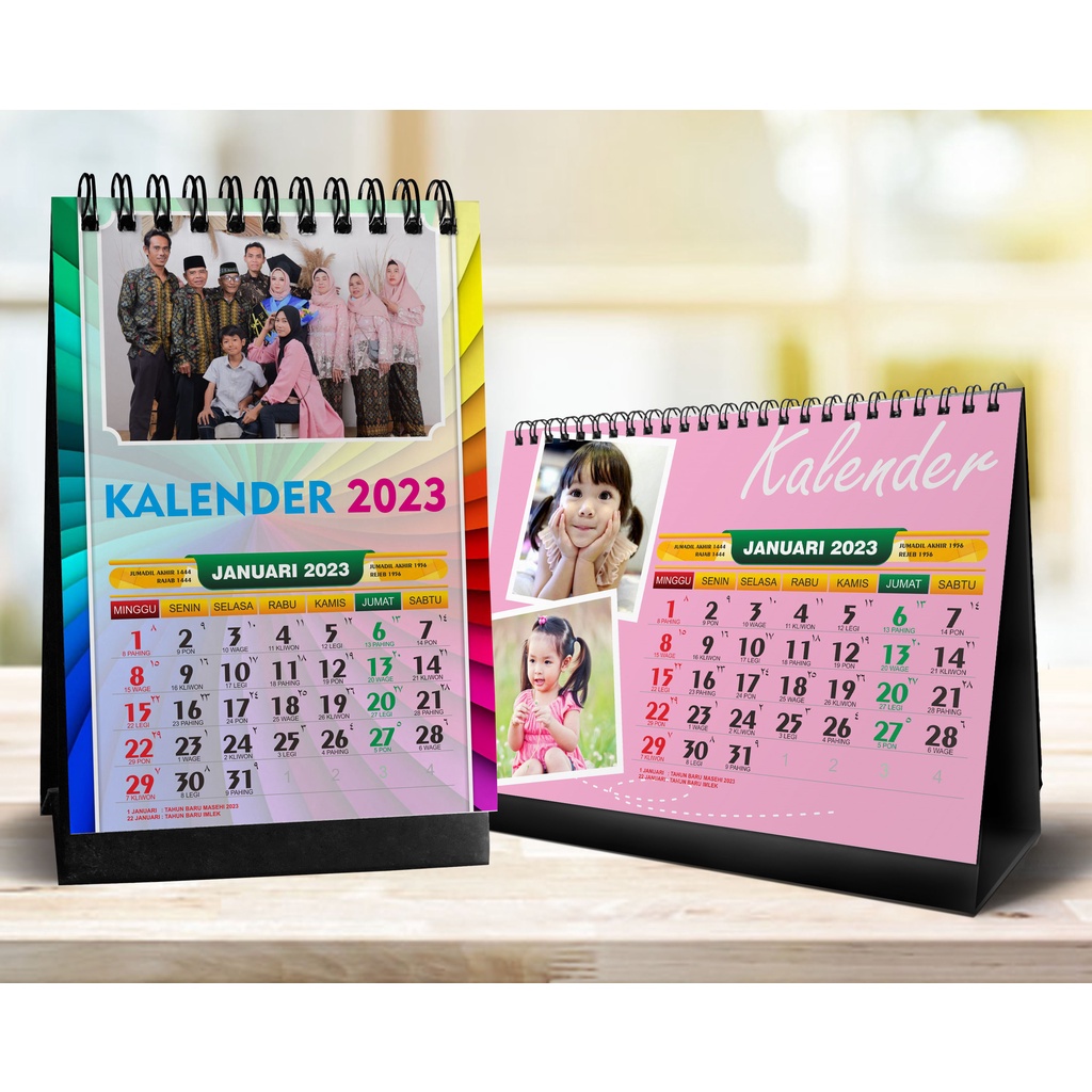 Jual Kalender Duduk Kalender Meja Kalender Duduk 2024 Kalender