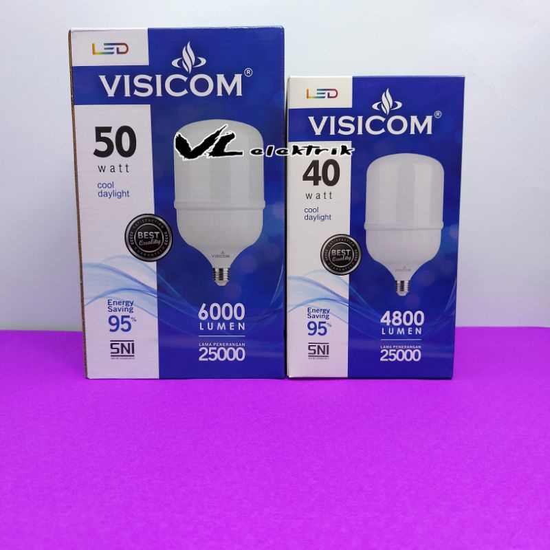 Jual LAMPU LED VISICOM 40 WATT 50 WATT GARANSI 1 TAHUN | Shopee Indonesia