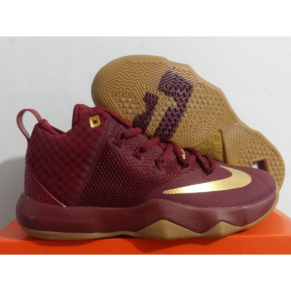 Sepatu Basket Nike Lebron Ambassador 9 Wine Red