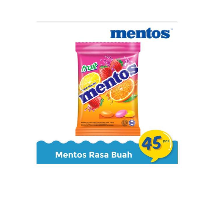 Jual Mentos Say Hello Fruit Permen 45 pcs | Shopee Indonesia