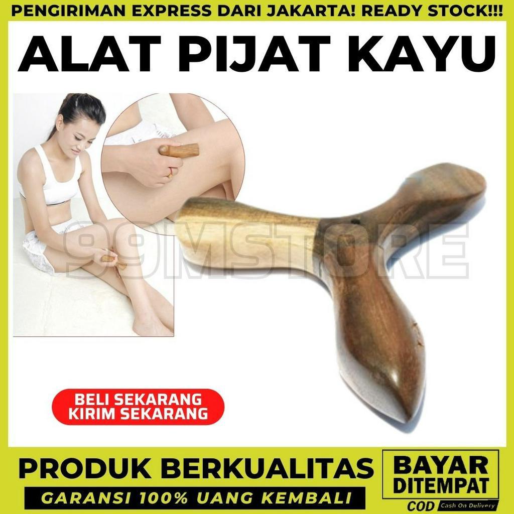 Jual Pijat Kayu Segitiga Kerokan Kaki Badan Manual Massage Refleksi Pemijat Urut Segi Tiga Wood 