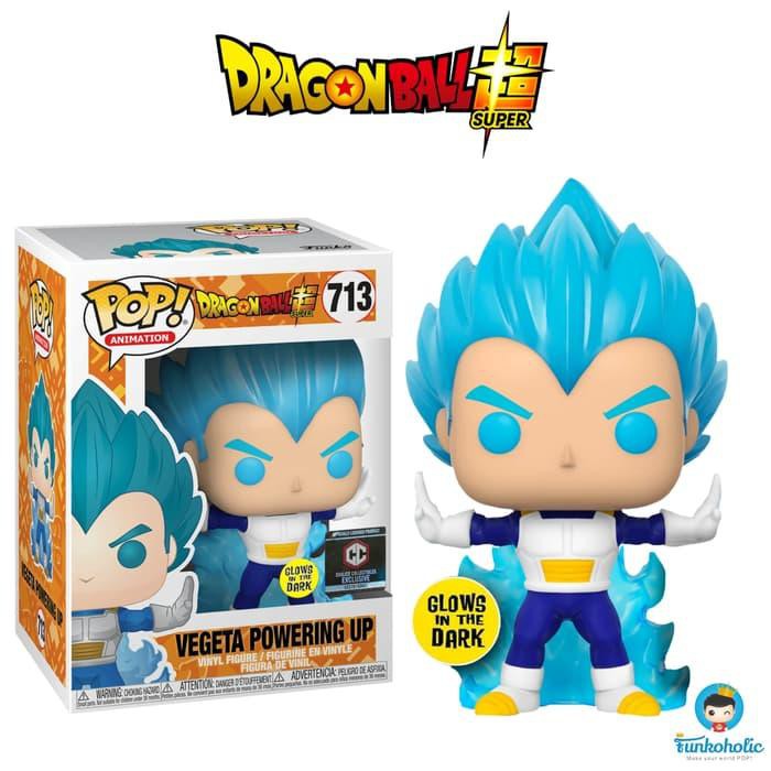 Jual Mainan Hobi Funko Pop Dragon Ball Vegeta Powering Up Glow In The Dark Stickered