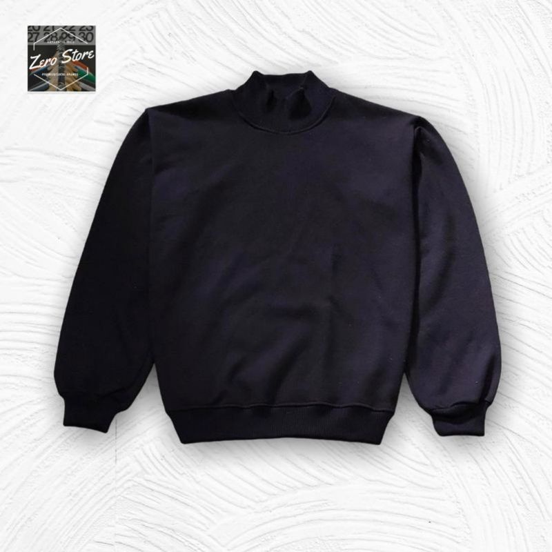 Jual Sweater Turtleneck Polos Unisex Murah Bisa Cod Turtleneck Rib Dan