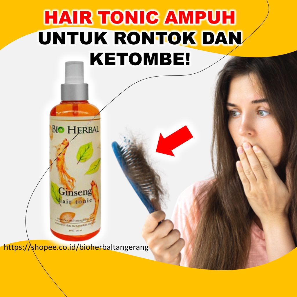 Jual Hair Tonic Rontok Parah Dan Ketombe Penumbuh Rambut Ginseng Ampuh ...