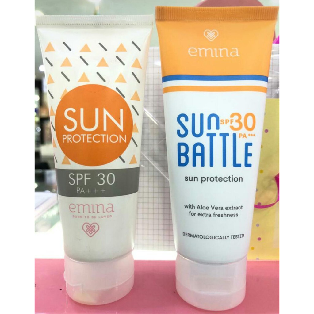 Jual EMINA SUN PROTECTION SPF 30 (SUN BATTLE) Shopee Indonesia