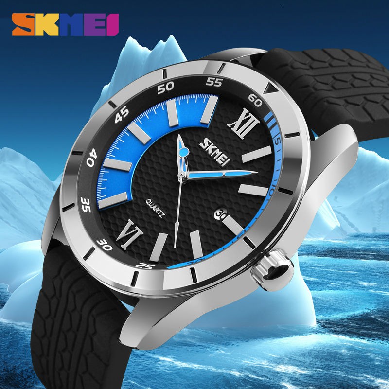 Jual Jam Tangan Pria SKMEI Analog Date 9151 Jam Tangan Analog Date SKMEI Original SKMEI Shopee Indonesia