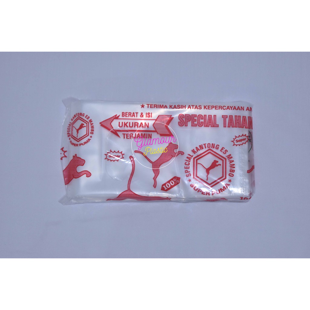 Jual Plastik Pe Merk Puma 1 Pack Isi 200 Gram Kantong Plastik Kuah