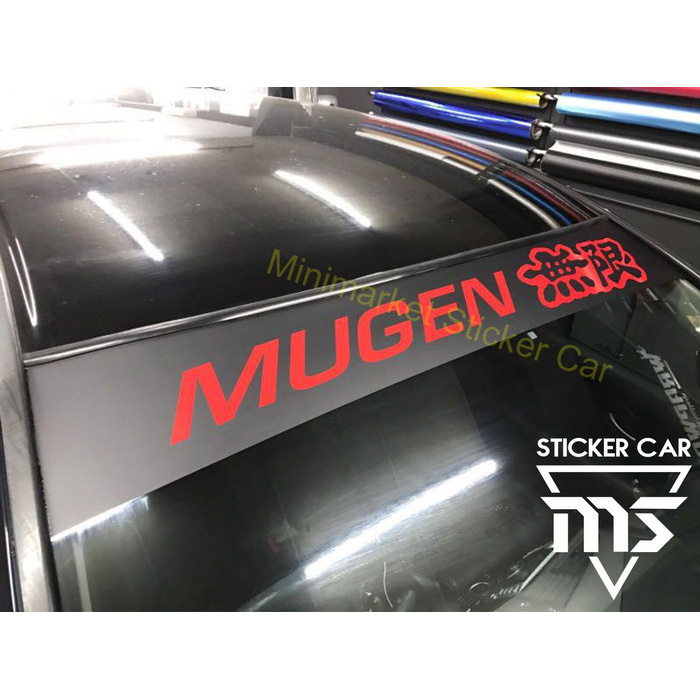 Jual stiker sticker cutting mobil mugen jdm kaca ples blok hitam Elegan ...
