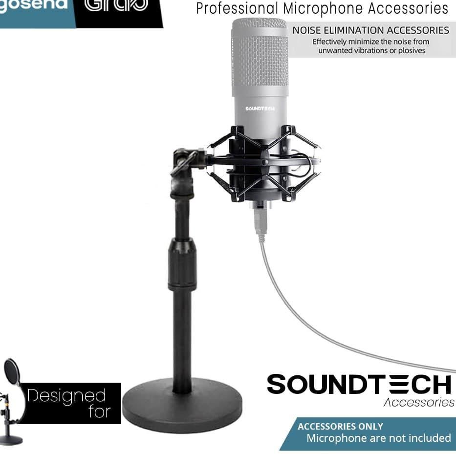 Jual Update SOUNDTECH Standing Table for Microphone Condenser Stand ...